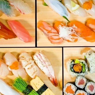 [Limited to 3 groups per day★] Sushi chef makes it! All-you-can-eat sushi of over 30 types for 60 minutes⇒3,280 yen♪