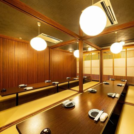 [Private room for 50 people] Banquets with a large number of people are also welcome! The seats are completely private rooms surrounded by walls, so they are perfect for joint parties and launches.Please leave various banquets to "Aya chicken" which holds many banquets every week !!