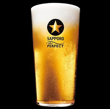 Beers include Black Label, Yebisu, and Asahi Super Dry.
