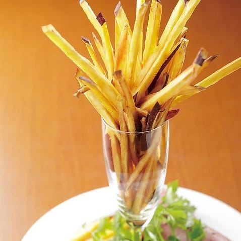 사츠마 고구마 스틱 메이플 크림 치즈