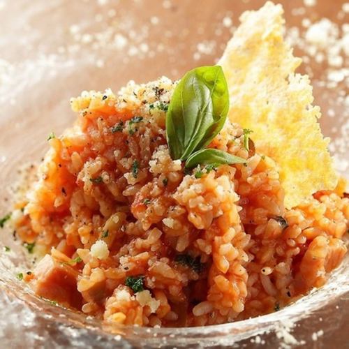 토마토와 바질 리조또