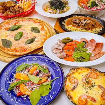 【120分飲み放題付】◎新年会・歓送迎会に★ニューヨー宴会コース◎〈全9品〉6270円→5600円