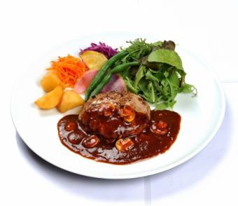 和牛ビーフハンバーグ [デミグラスソース or 和風オニオンソース]