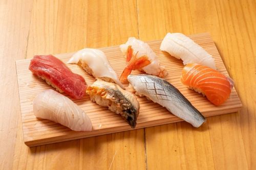 福来たる盛り合わせ(8貫)