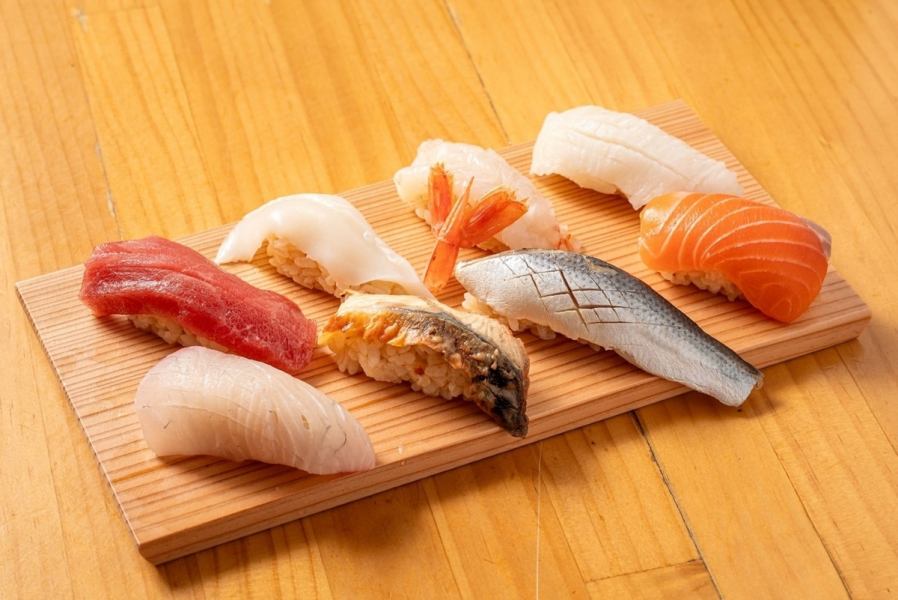 【寿司】多彩で魅力的な握りを良心価格でご提供！