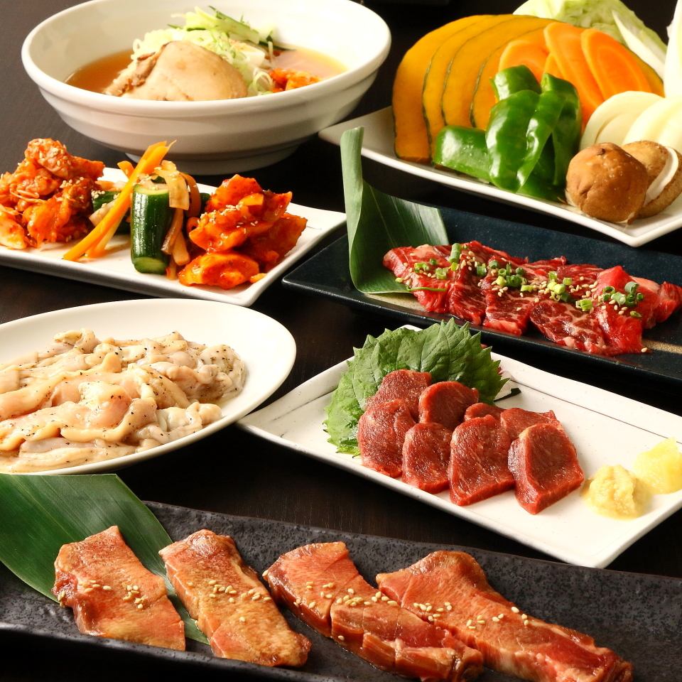 All-you-can-eat popular hormones and yakiniku ☆ 120 minutes with all-you-can-drink 3600 yen (tax included) Banquet up to 30 people possible ♪
