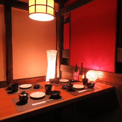寛げる全席完全個室完備♪