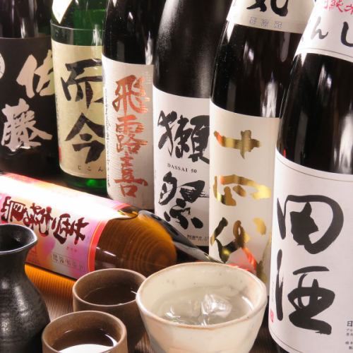 お酒好きも満足★日本酒・焼酎各種取り揃えております♪