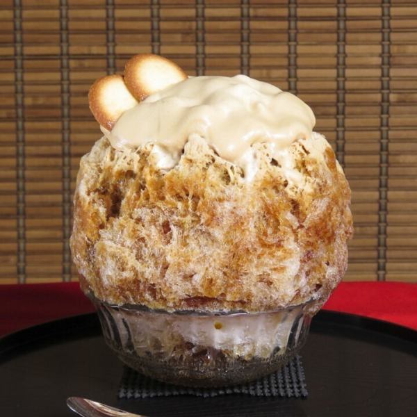 ロイヤルミルクティー※エスプーマかき氷は６月から再開いたします。