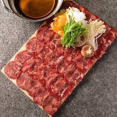 Very popular ☆ Beef tongue shabu-shabu with golden soup stock!