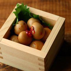 Quail egg marinated in soy sauce