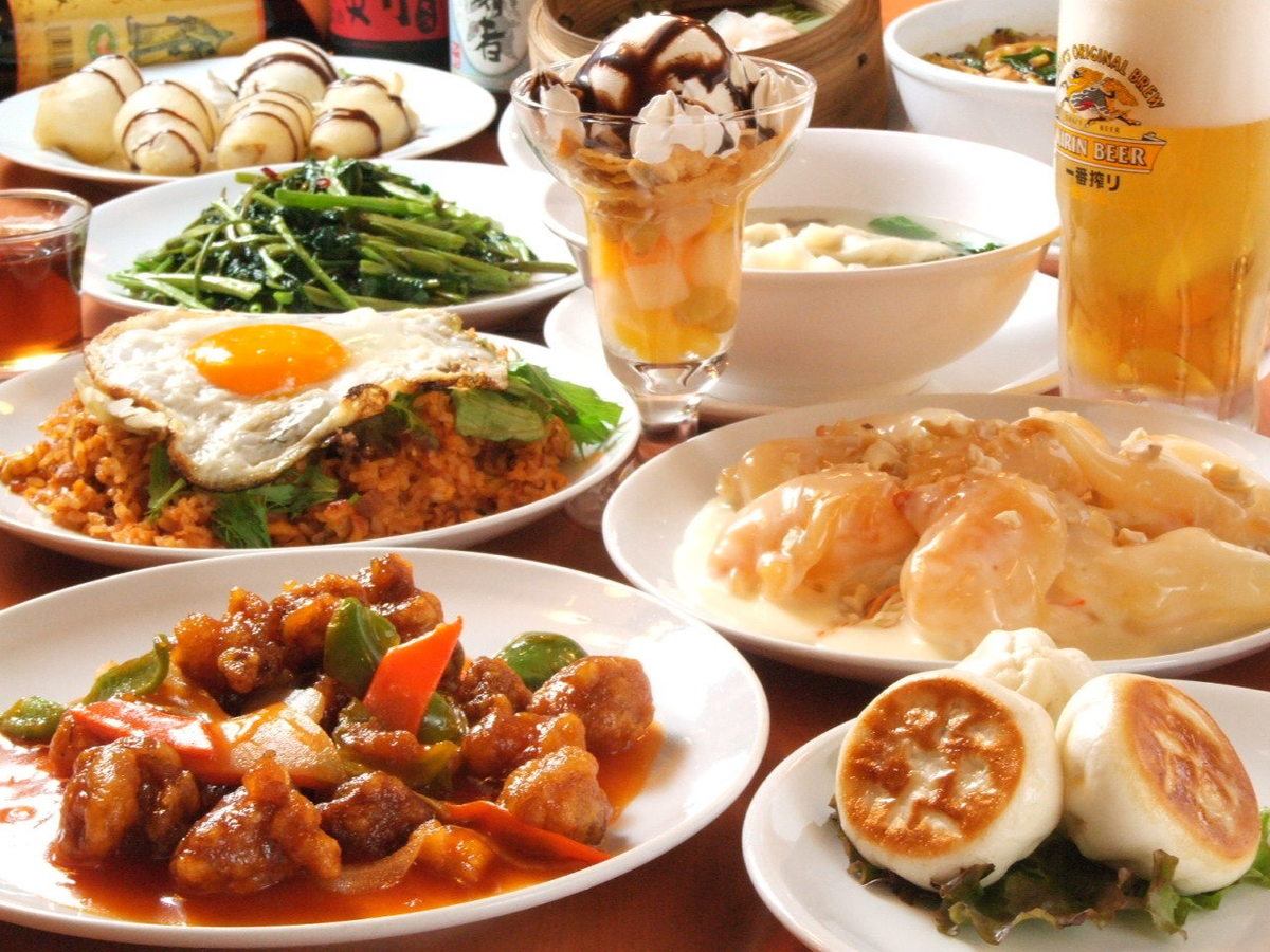 All-you-can-eat and all-you-can-drink with 35 items starting at 2,980 yen.2.5 hours or 3 hours ◎