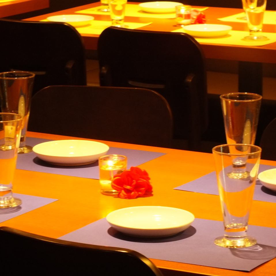 For parties of 20 to 40 people, one area can be reserved as a private room.Course starts from 3278 yen (tax included)