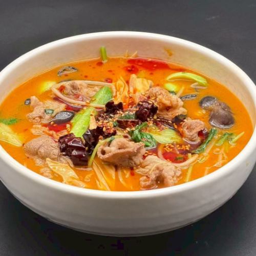 牛肉の麻辣湯