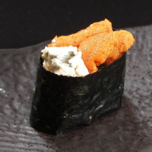 Sea urchin blue cheese warship