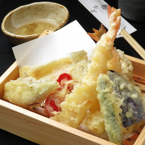 Specialty sushi, tempura