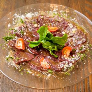 馬肉のカルパッチョ