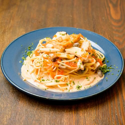 ウニといくらのパスタ