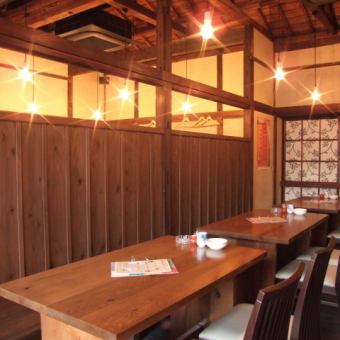 Table seats that can be used for banquets *When making a reservation, you may be changed to a tatami room seat.