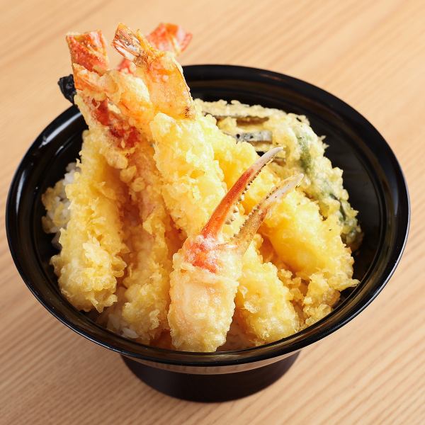 【サクサク食感】甘みが弾ける!プロの技で揚げる「かに天丼」はリピーター続出の味