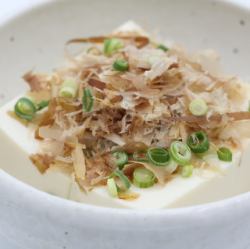 昔のままの冷奴