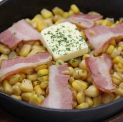 鉄板コーンバター