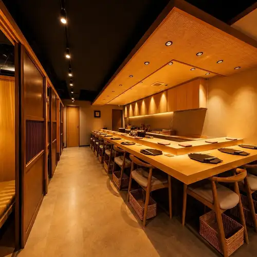 Watch the craftsmanship unfold before your eyes at our counter and table seating.