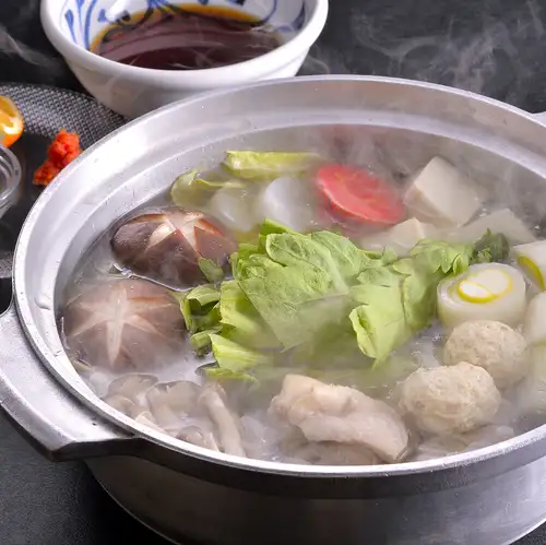 水炊き(冬期以外は要予約)