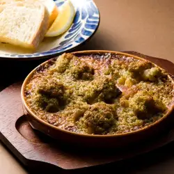 海の幸のエスカルゴバター焼き