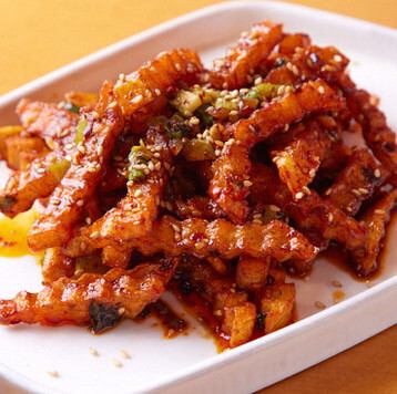 じゃがいもの四川風揚げ