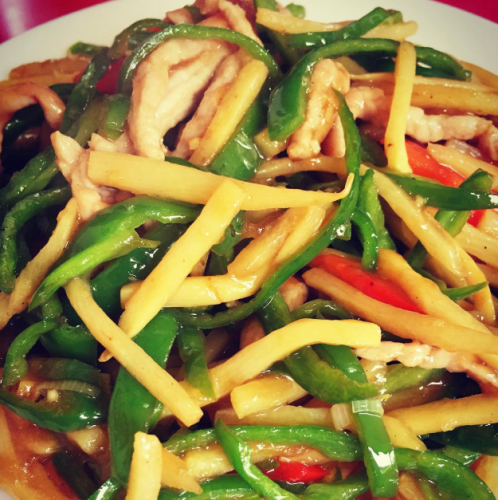 青椒肉絲/青椒牛肉絲