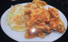 Deep-fried squid tentacles / Deep-fried chicken