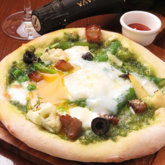 【Dinner Buffet】 Pizza + «Deli · Salad · Soft Drink etc. Buffet» 1980 yen (tax included)