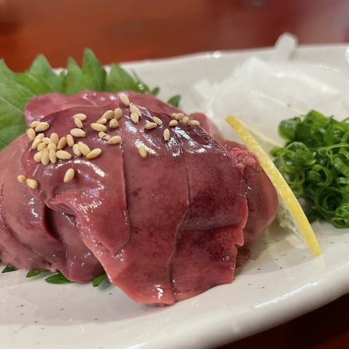 [Nagoya Cochin chicken liver sashimi]