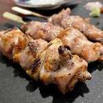 You can enjoy over 20 types of skewers made with Bincho charcoal◎