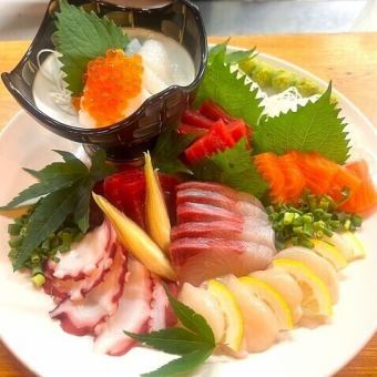 【この夏からの宴会コース♪】2時間飲み放題付き♪お刺身やお肉料理など全10品5000円♪