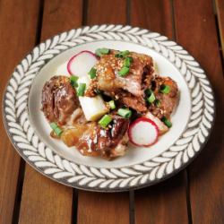 【阿波黒牛】特選トロスジ鉄板タレ焼き