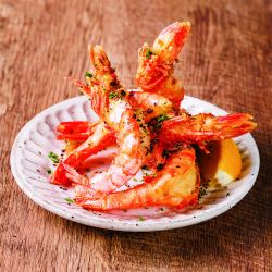 海老の唐揚げ 香味だれ