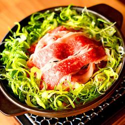 九条ねぎのすき焼き
