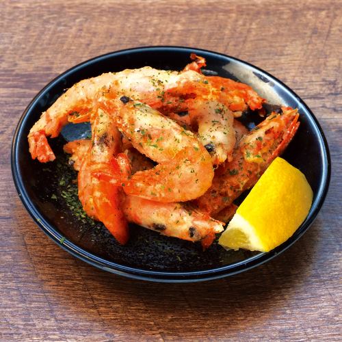 海老の唐揚げ　 香味だれ