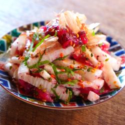 長芋の梅くらげ和え