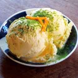 バニラアイス 抹茶風味