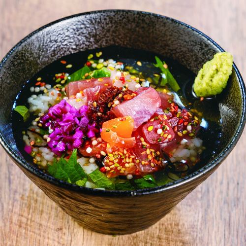 トロサーモン出汁茶漬け