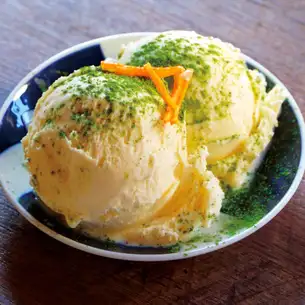 バニラアイス 抹茶風味