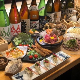 6,600 yen course with 2 hours of all-you-can-drink!