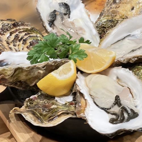 Signature dish: Raw oysters from Sanriku