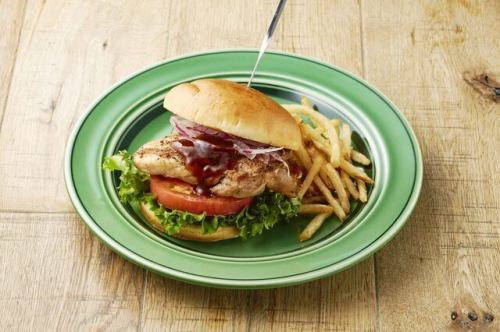 フリフリチキンバーガー