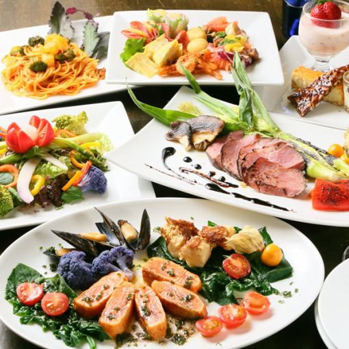 ≪2~80 people◎≫ [2H all-you-can-drink] 3 types of appetizers + 5 dishes, ``Luxury course'' where you can enjoy both meat and fish, 9 items in total