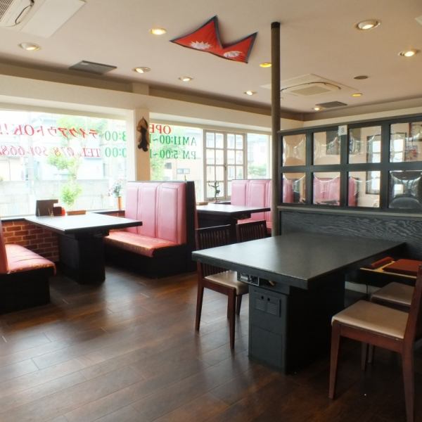 【Girls 'Association · Luncheon Society!】 Spacious and bright in the shop is comfortable, recommended for girls' societies, mama and lunch meetings ♪ We will be happy to welcome you with a heart so that guests can enjoy the authentic atmosphere.