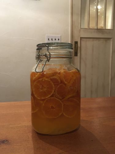 Homemade mandarin orange syrup ♪